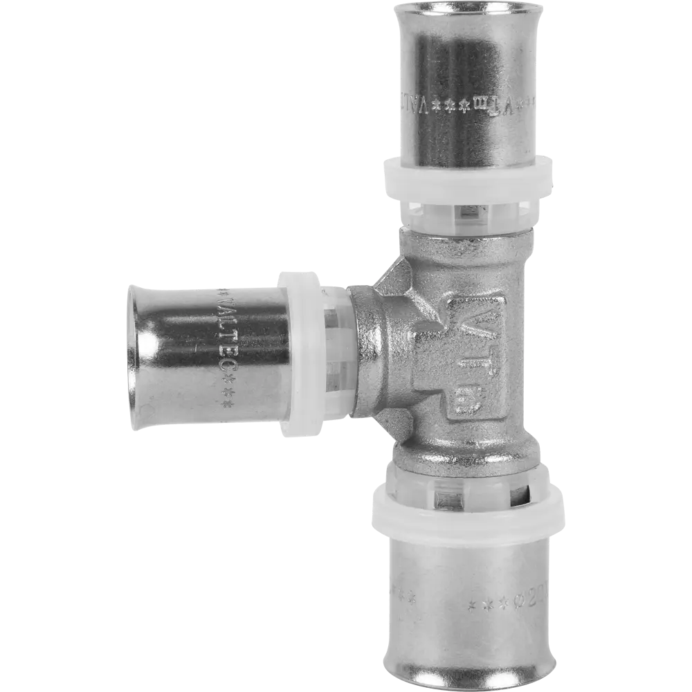 Тройник пресс-фитинг Valtec 20×16×16 мм для водопроводных систем 15474479 STLM-0005946 - Вид №2
