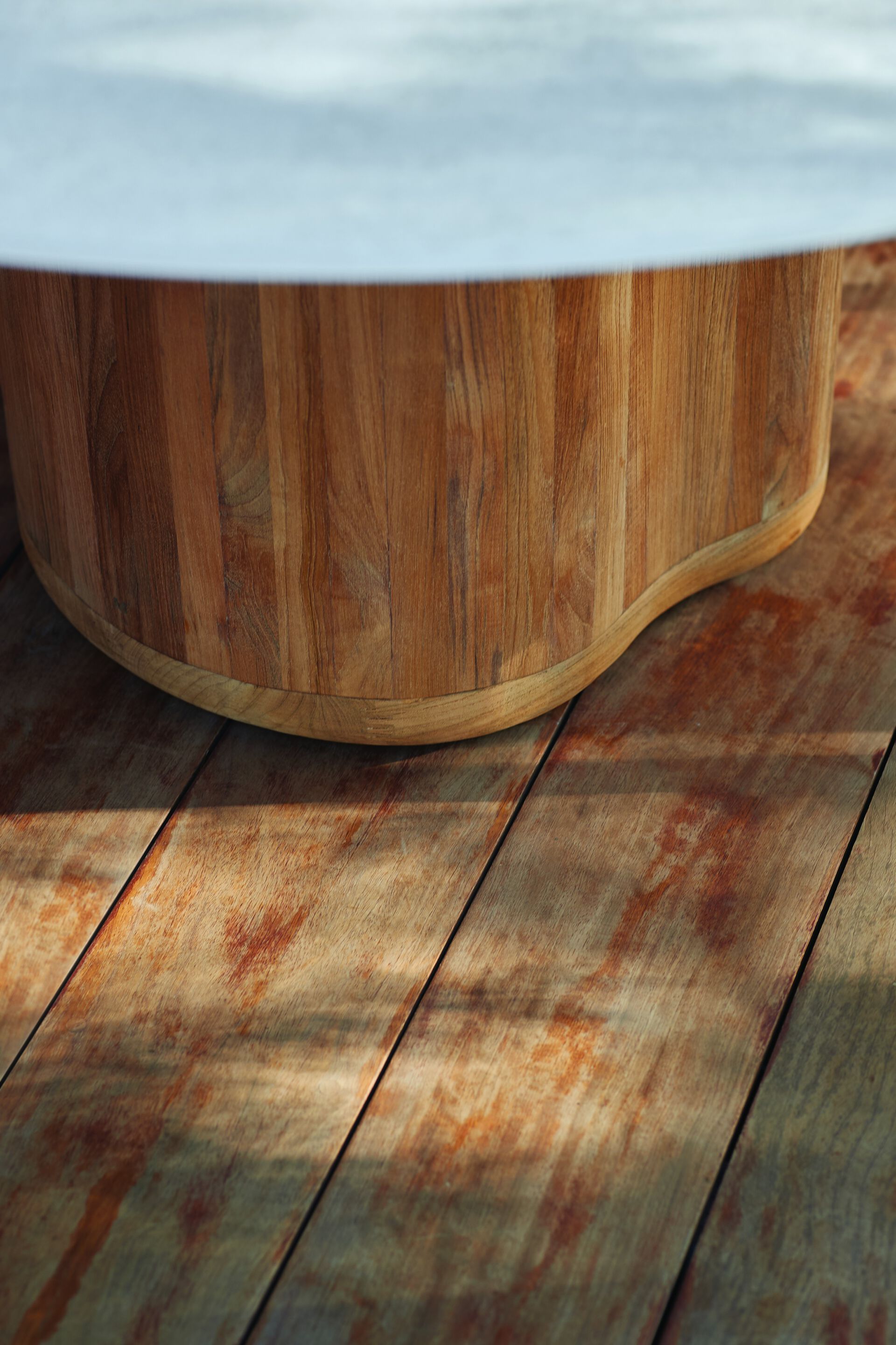 Круглый керамический обеденный стол с колесами MANUTTI Ogado ARCH-00128734 - Вид №3