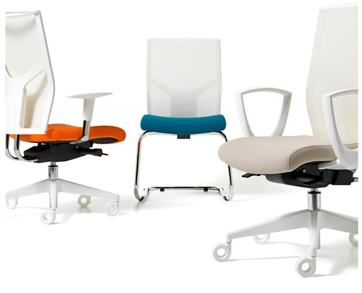 Diemme Консольный офисный стул из ткани Fit sun-id-1461218 - Вид №3