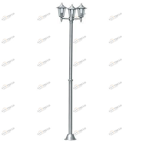 Садово-парковый светильник Horoz 075-006-0006 (HL245P) HOROZ ФОНАРЬ 268917 Хром 