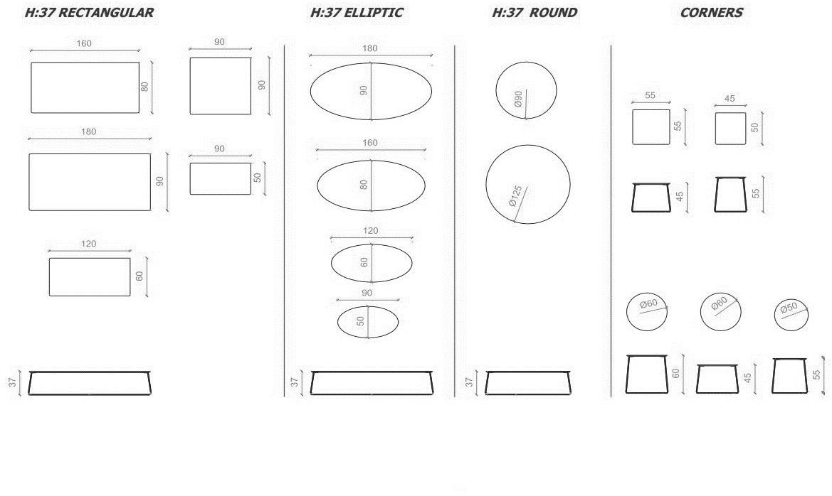 B&T Design Сервиз квадратный из фанерованной древесины sun-id-1469571 - Вид №2