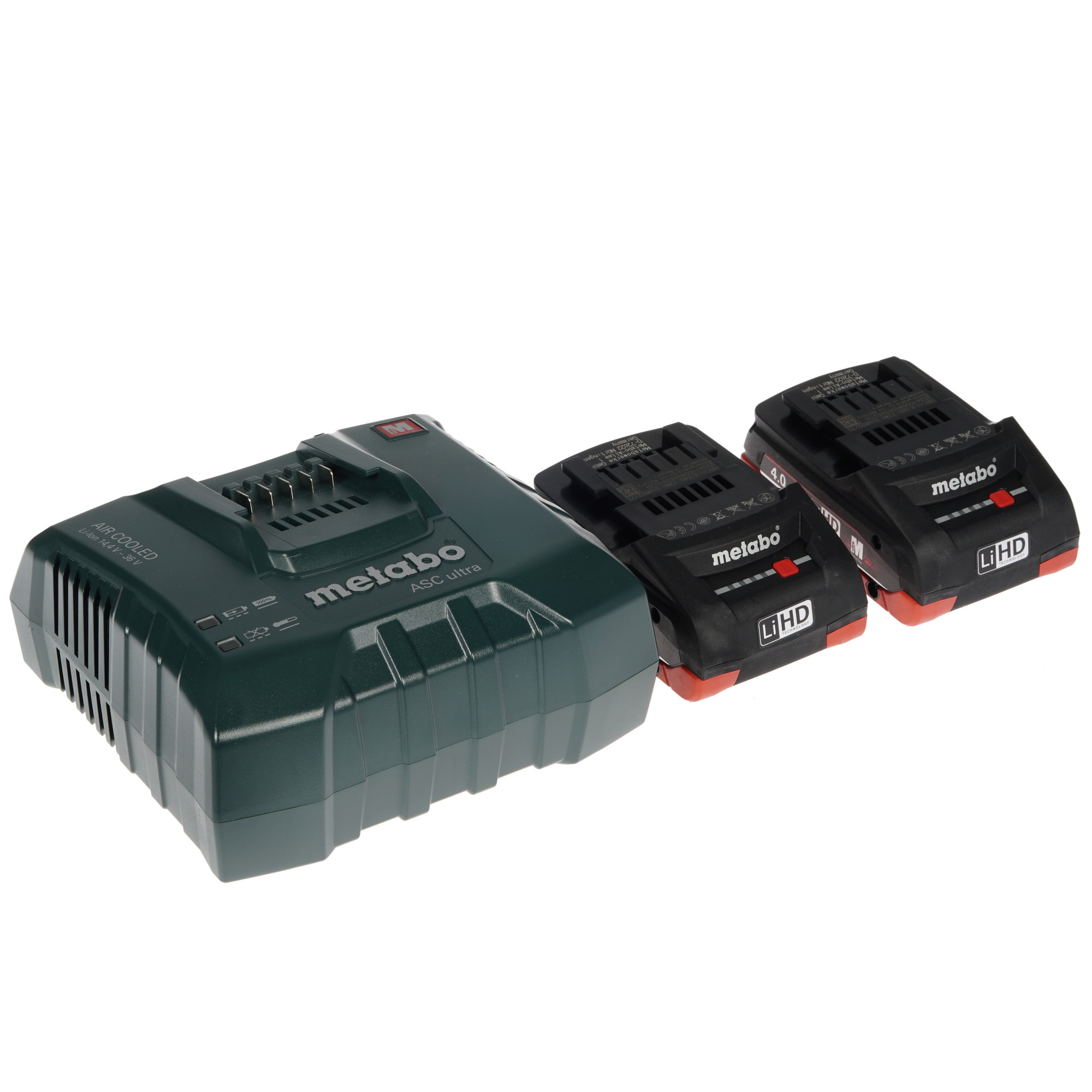 Набор аккумуляторов с зарядным устройством Metabo Basic-Set 4.0 LiHD 685130000 CAS 18V 8131124 STDN-0031181