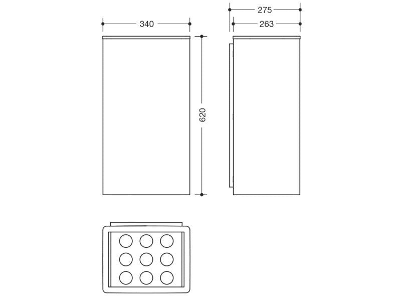 950.05.400 корзина для бумаг HEWI Universalprodukte  - Вид №1