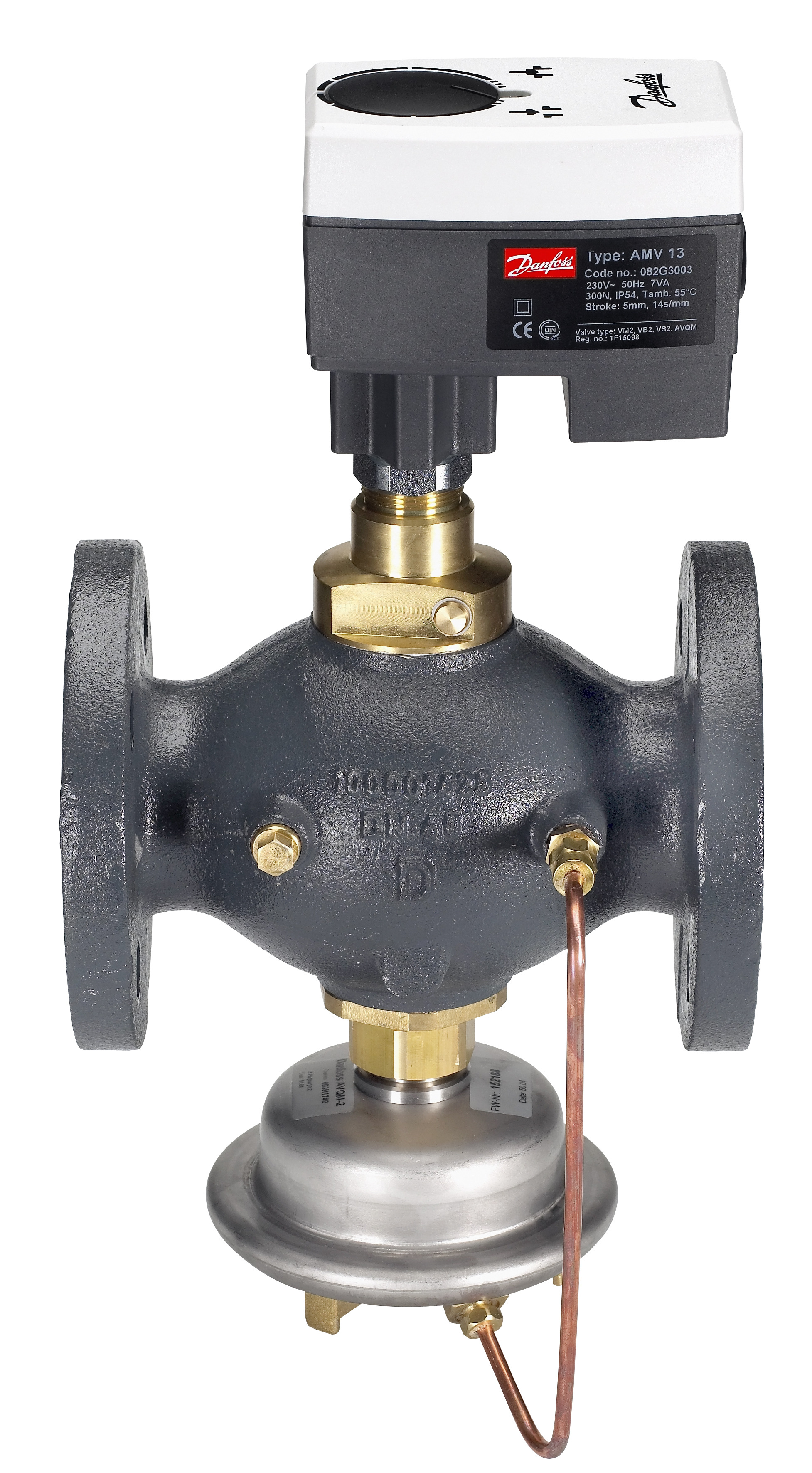 Danfoss Редукторные электроприводы с трехпозиционным управлением Электропривод импульсный AMV 35 230В 082G3021  - Вид №12