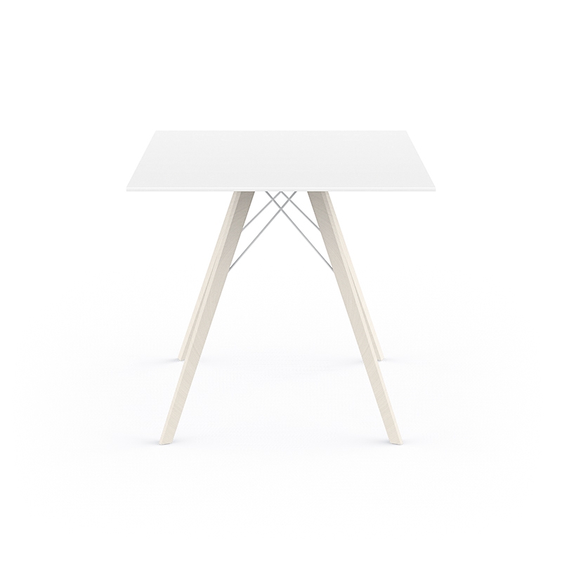 098101 Обеденный стол деревянный 80x80x74 Vondom Faz - Вид №1