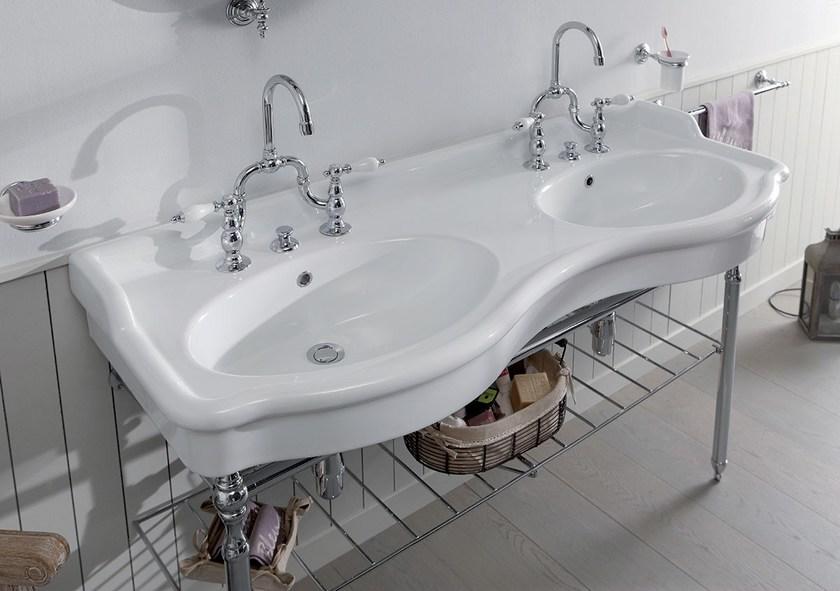 BLEU PROVENCE Двойная консольная мойка из керамики Provence '800 sun-id-1501634 - Вид №6