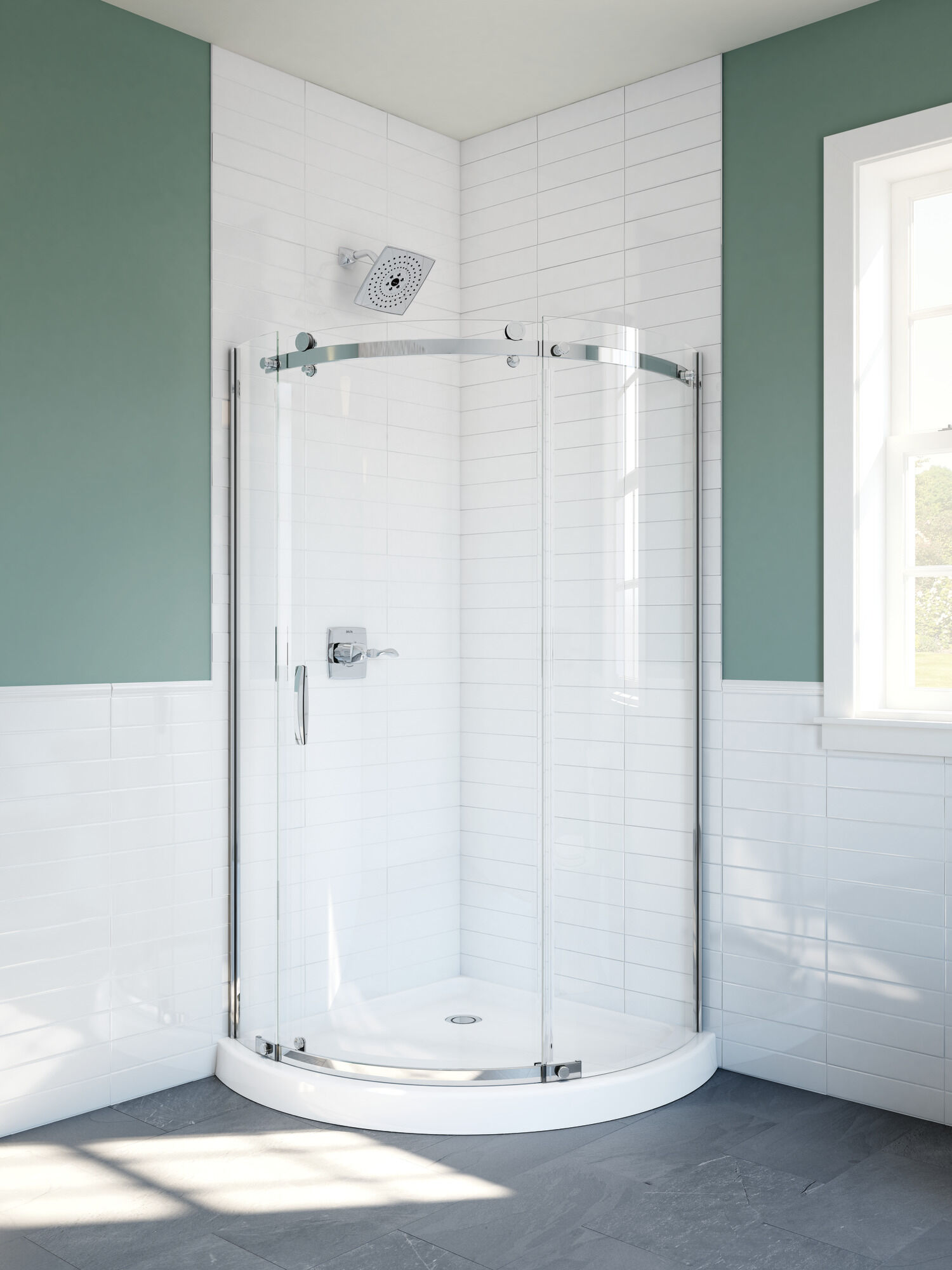 144741 Для ванны и душа Monitor® серии 14 Delta Faucet Everly Хром  - Вид №4