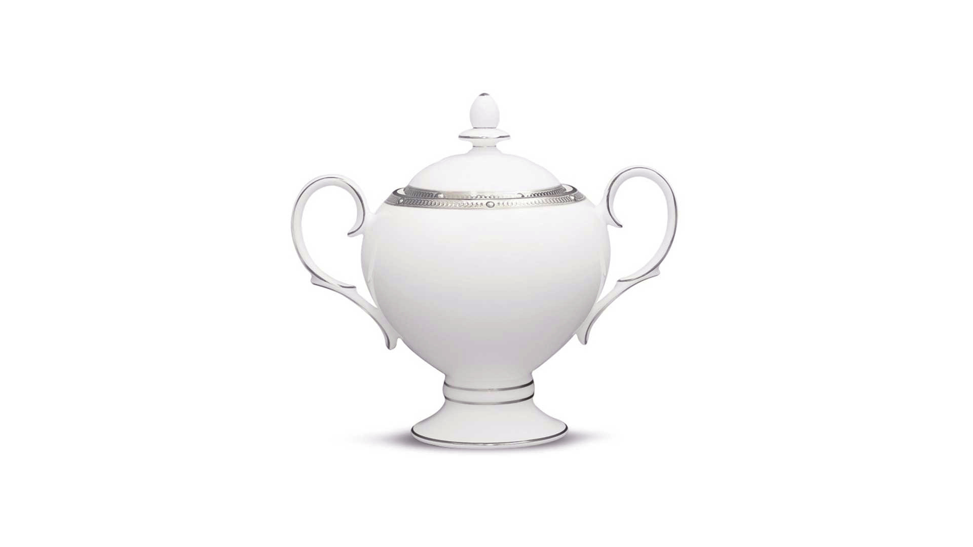 10655235 Noritake Сервиз чайный Noritake "Рочель, платиновый кант" на 6 персон 21 предмет Фарфор костяной  - Вид №5