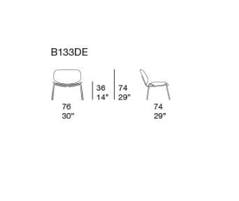 Штабелируемый садовый стул из полипропилена Paola Lenti Лидо ARCH-00007163 - Вид №2