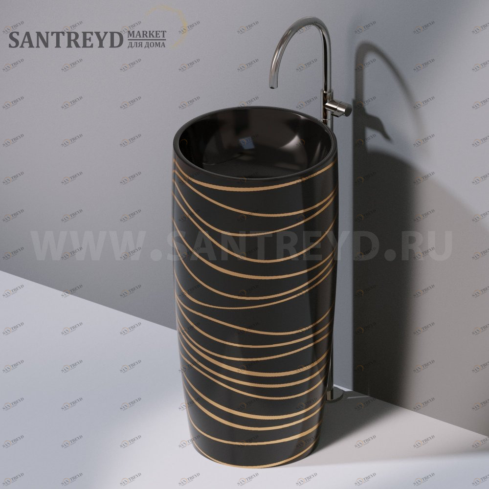 L103T0R0VT.411G Напольная раковина стоящая круглая A. e T. Italia PILLAR AeT ITALIA