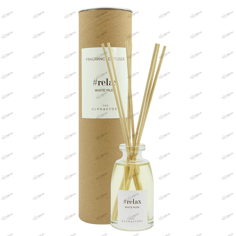 Диффузор ароматический The Olphactory Relax "Белый мускус" 100 мл AMBIENTAIR  00-3895034 Белый 