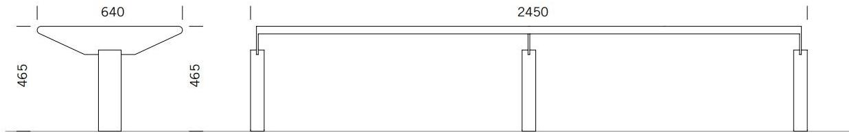 BENKERT BANKE Скамья из нержавеющей стали в современном стиле без спинки Siardo sun-id-1458198 - Вид №3