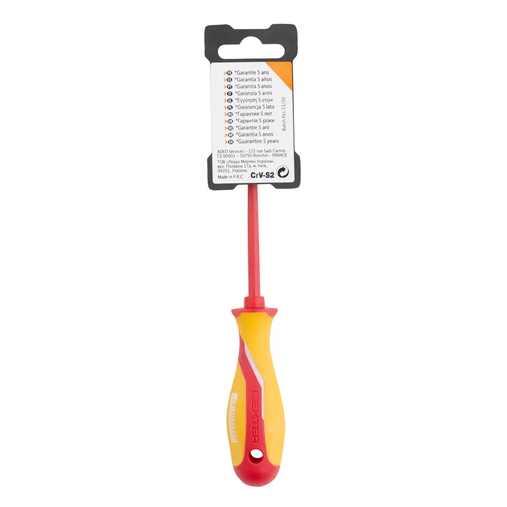 Диэлектрическая отвертка Dexter SL3 для электромонтажных работ 18147772 STLM-0009597 - Вид №9