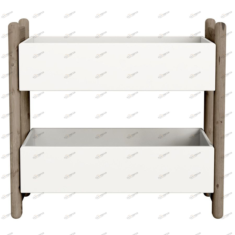 Гарнитур Mini E, 2 ящика, коричневый Flexa 812620514