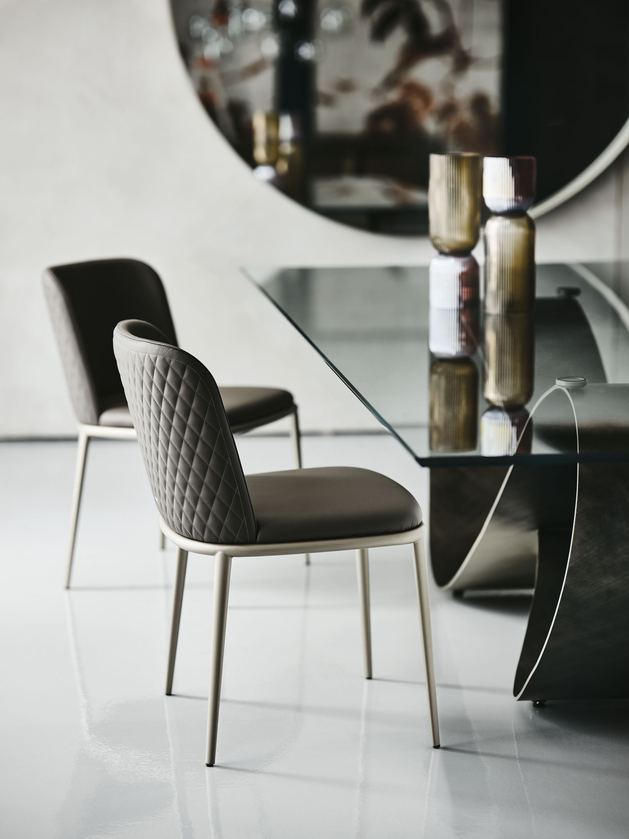 Кожаный мягкий стул Cattelan italia Magda ARCH-00098854