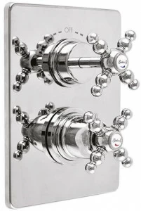 Rubinetteria Giulini Смеситель для душа с термостатом на 2 отверстия Parigi 8212papa