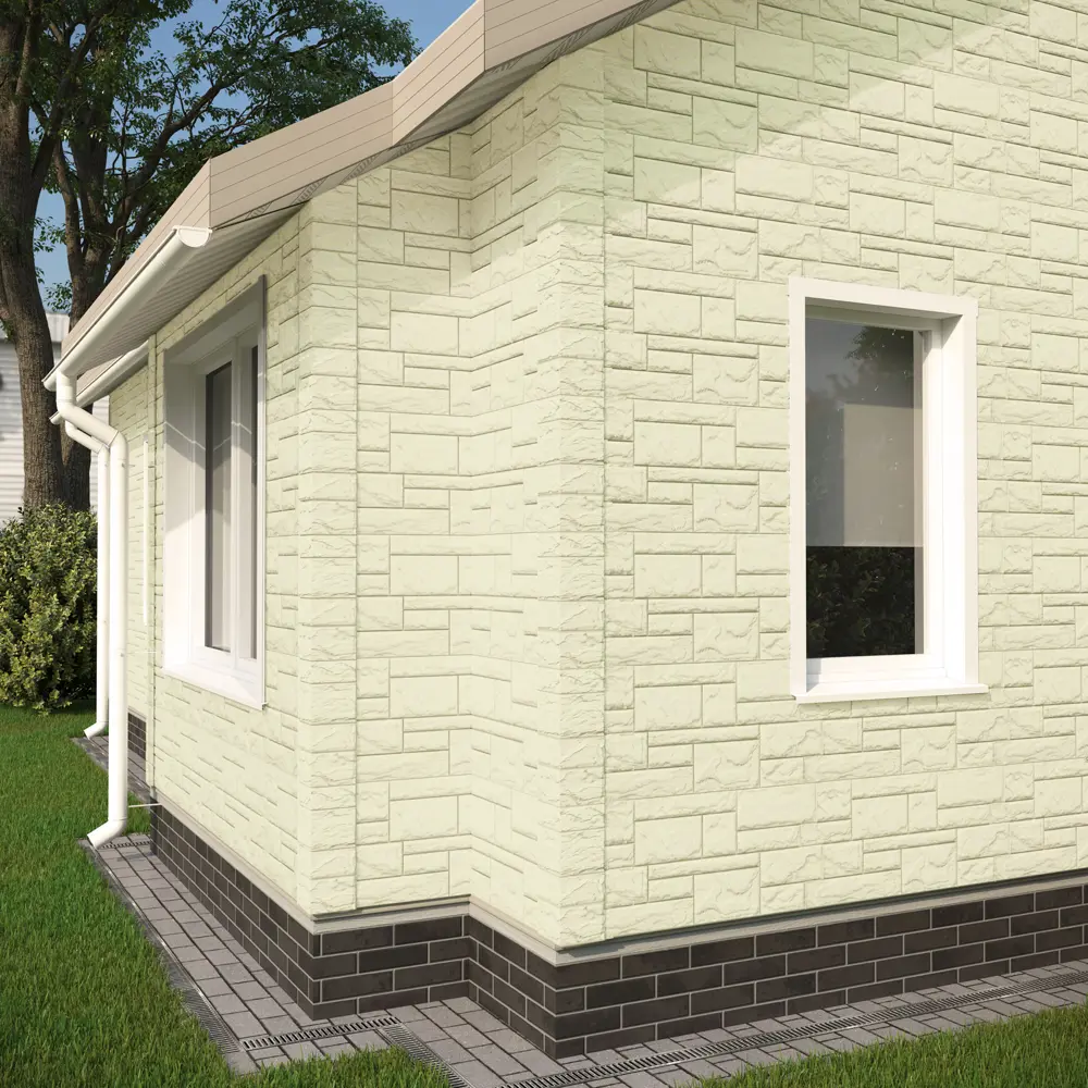 Угол наружный Dacha Камень крупный цвет светло-жёлтый 82402538 STLM-2058791 DÖCKE  - Вид №2