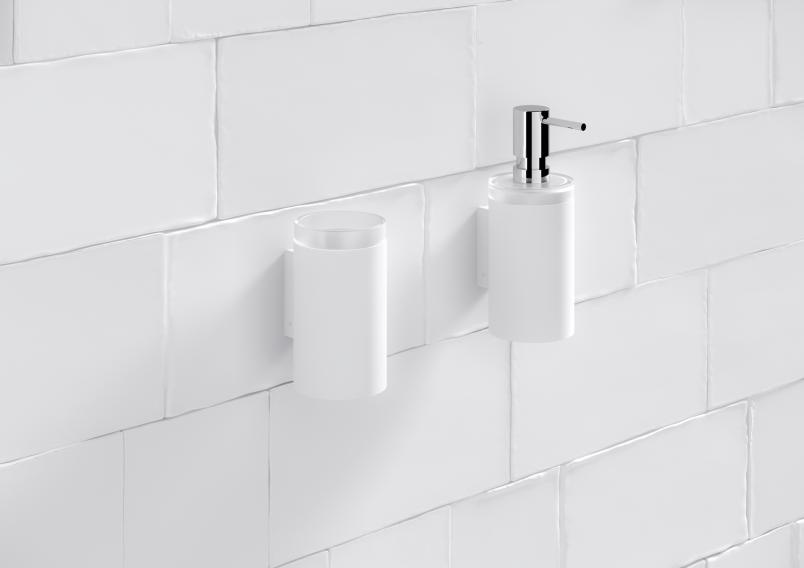 900.06.00060 Дозатор для мыла или дезинфицирующего средства с держателем HEWI System 900 - Вид №4