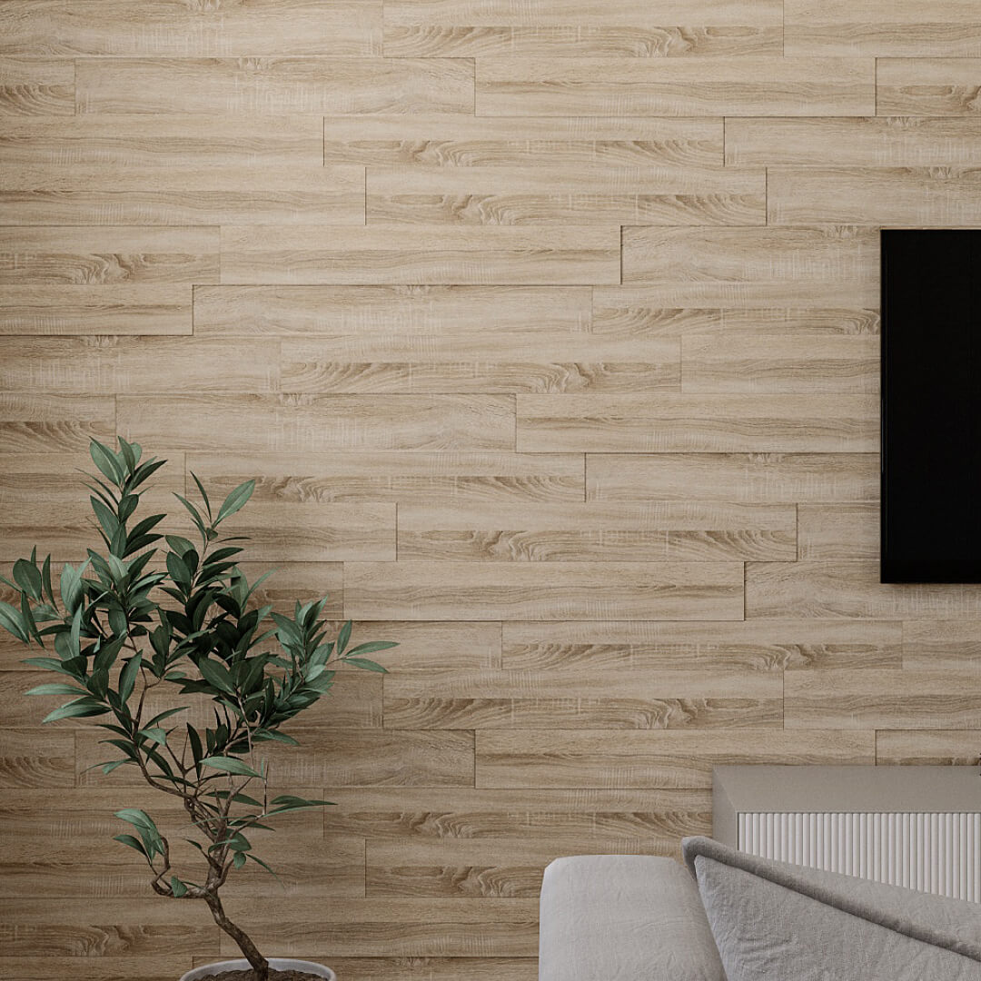 Панели 3D МДФ STELLA Дуб Сонома (уп-1,13кв.м) Standart STSR-30 - Вид №6