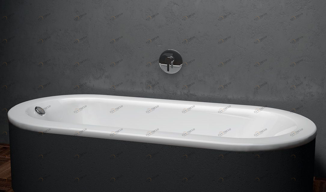 8761 BETTEPUR OVAL ванна Bette, 185 x 85 x 45 см, цвет белый 39596
