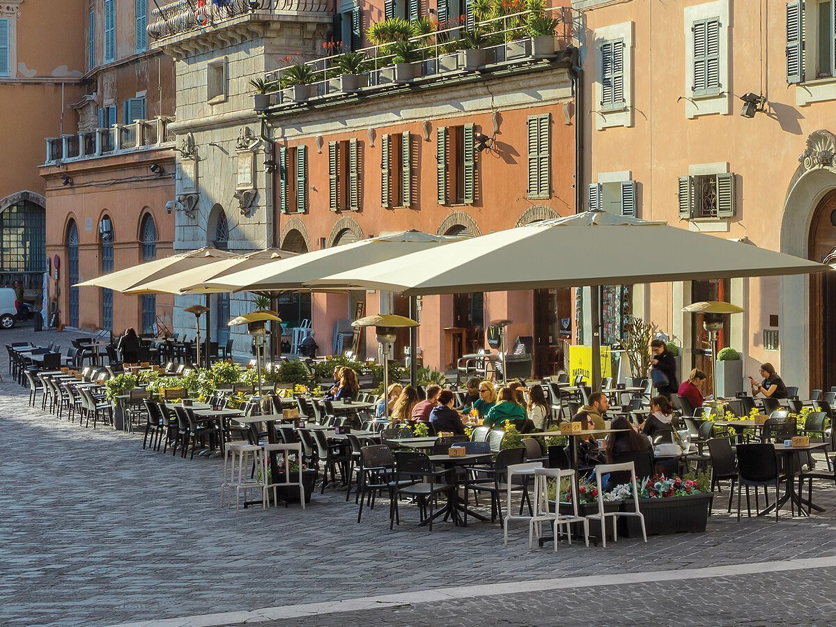 Зонт с телескопическим центральным полюсом Ombrellificio Poggesi MAGNUM ARCH-00058265 - Вид №7