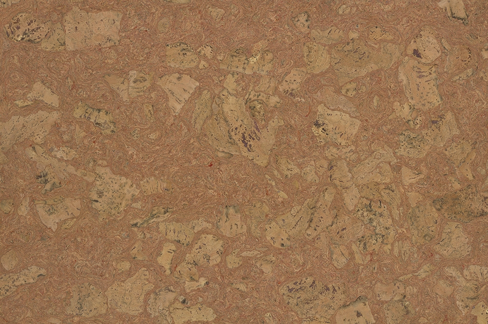 072 901 91 Пробковая напольная плитка Twist Red GRANORTE Tradition