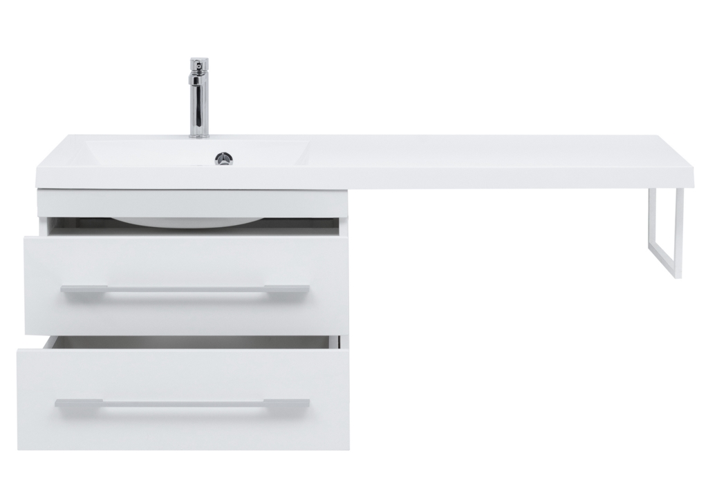 Тумба с раковиной Aquanet Нота 120 L белый 0017148300239565 - Вид №7