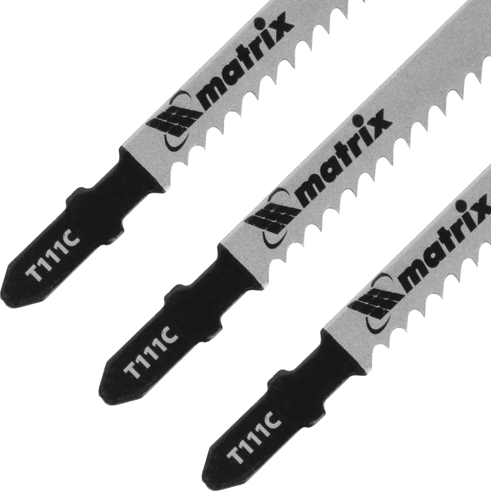 Пилка для лобзика по дереву Matrix T111C быстрый рез, 3 шт. 84865349 STLM-2152176  - Вид №2