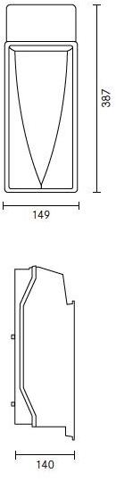 Cariboni group Настенный светодиодный стремянка Fin sun-id-1411802 - Вид №4