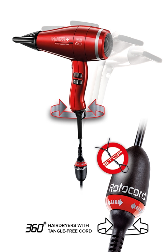 Valera Swiss Power4ever Mod. SP4 RC - 2400 Вт - сверхпрочный и чрезвычайно мощный профессиональный фен для волос. 55860500  - Вид №3