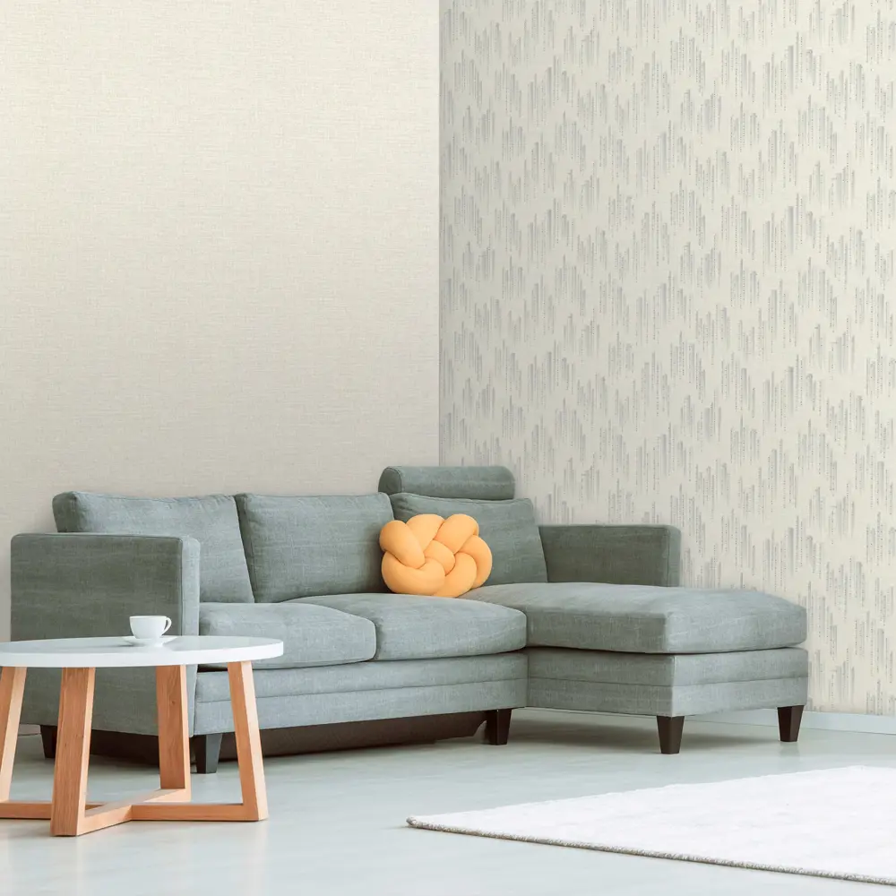 Обои флизелиновые Euro Decor Level белые 1.06 м ED7197-00Э 86549293 STLM-2127332 - Вид №3