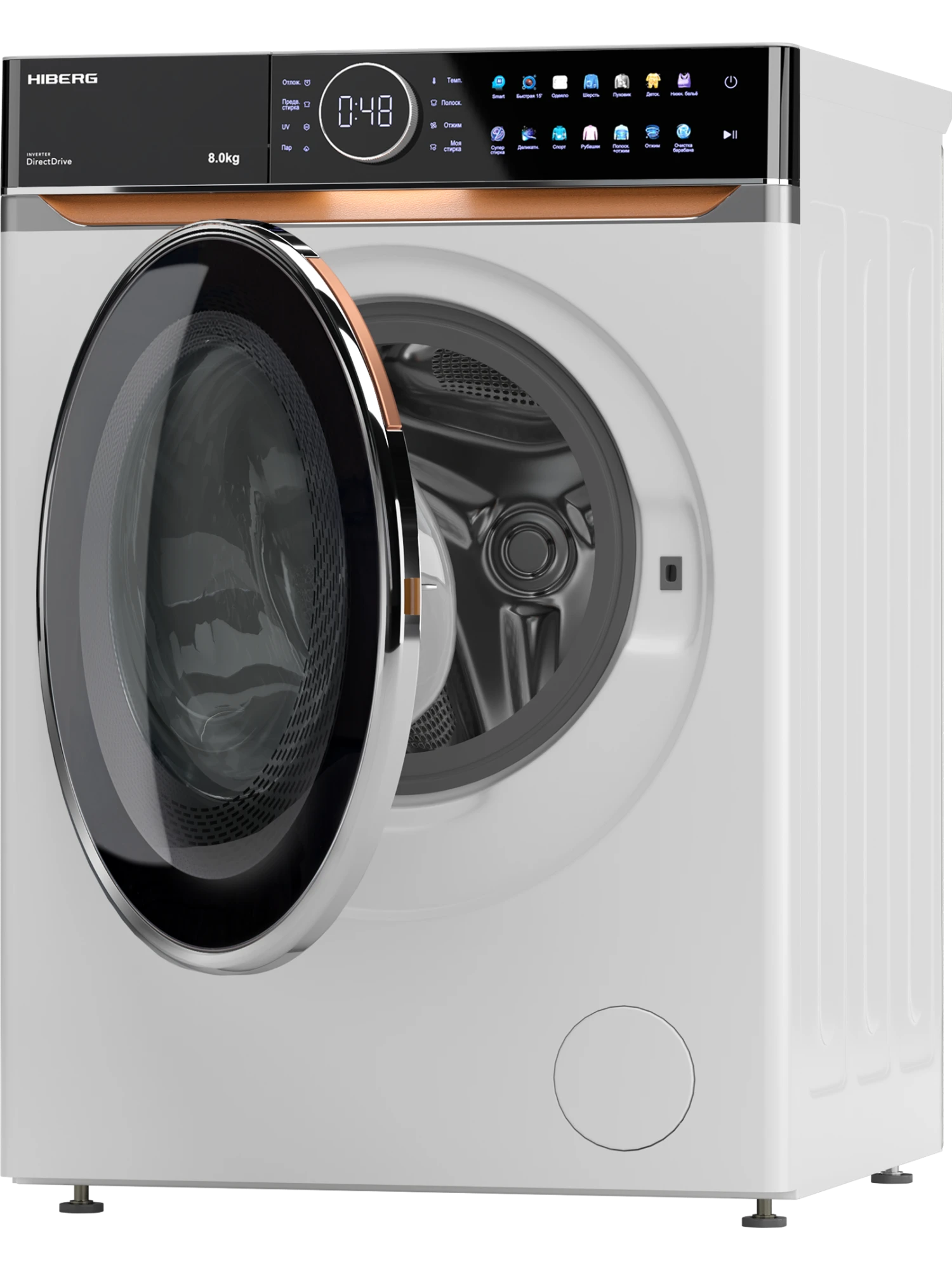 9238399 Стиральная машина HIBERG i-DDQ10 - 814 W белый STDN-0065748 - Вид №1