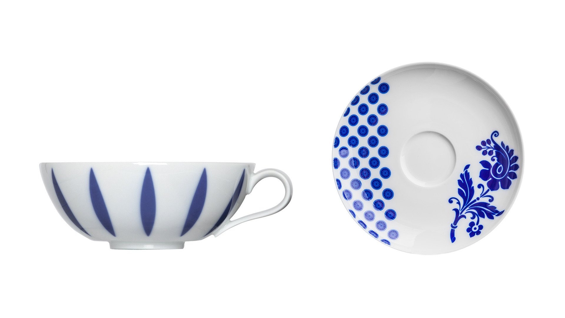 10642182 Sieger by Furstenberg Тет-а-тет чайный Sieger by Furstenberg "Комната чудес" на 2 персоны 11 предметов Фарфор  - Вид №6