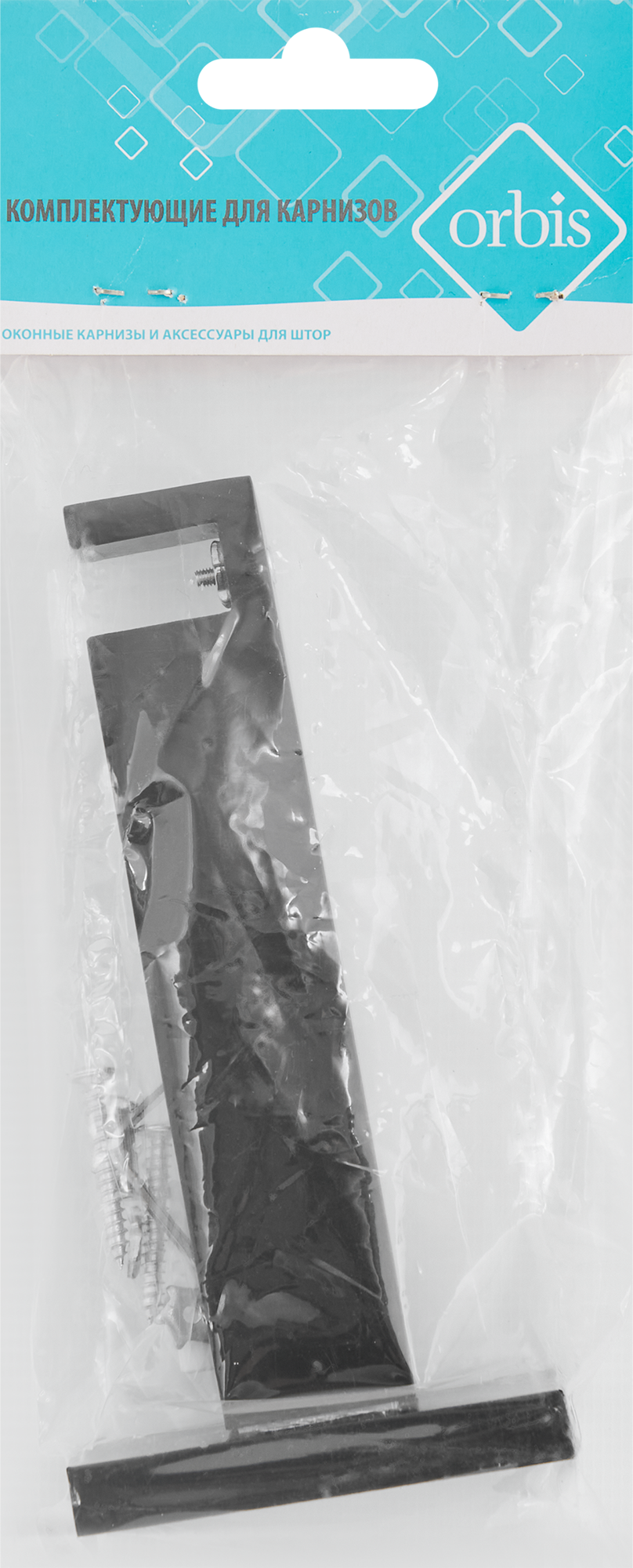 Однорядный алюминиевый держатель INSPIRE черный 13 см 86198735 STLM-0066746 - Вид №3