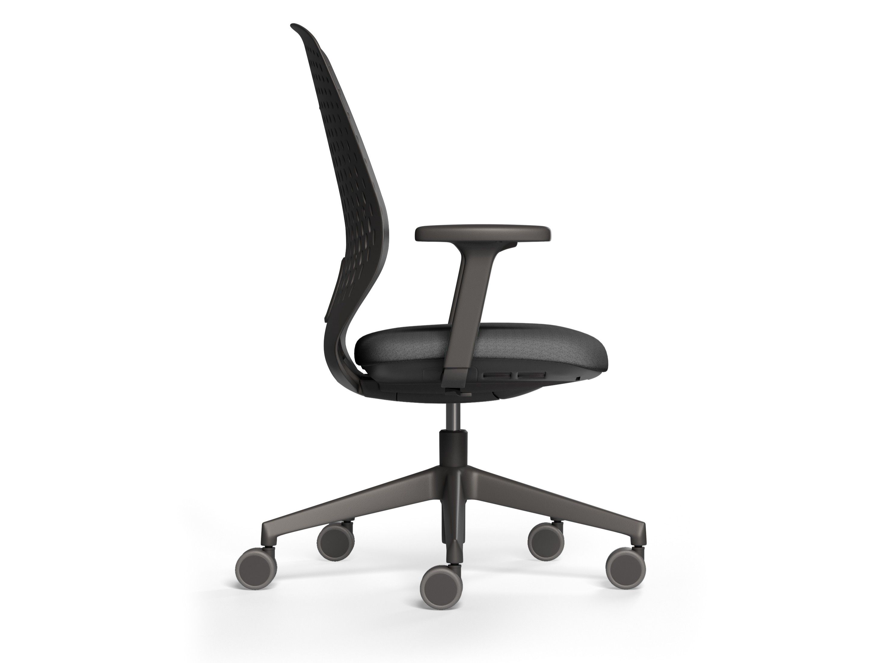 Пластиковый операционный офисный стул с колесами 5 спиц Kastel Key Smart ARCH-00051848 - Вид №7