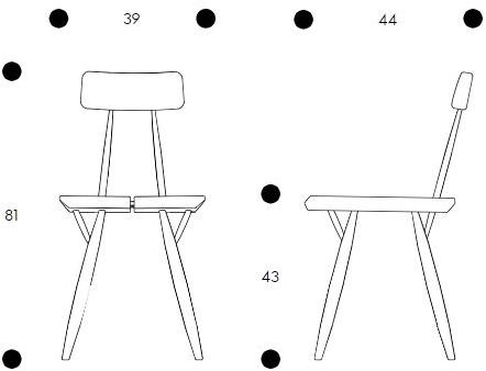 Artek Деревянный стул Pirkka sun-id-1372991 - Вид №2