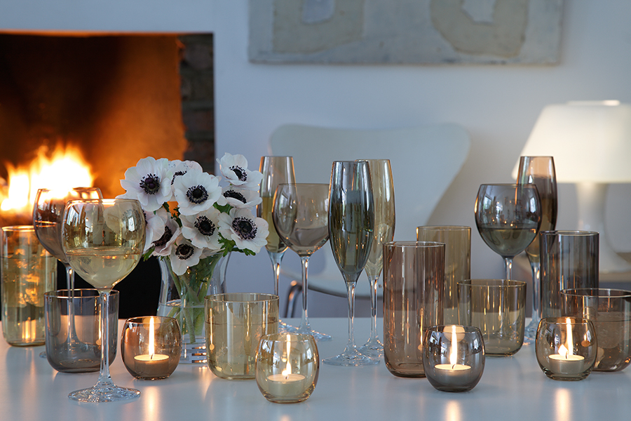 Набор из 4 подсвечников для чайных свечей Polka пастель LSA International G57006294 - Вид №7