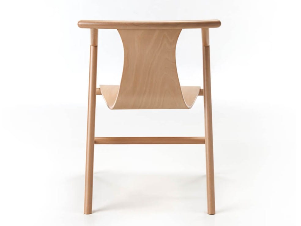 Стул из бука с подлокотниками Wiener GTV Design Magistretti ARCH-00015349 - Вид №2