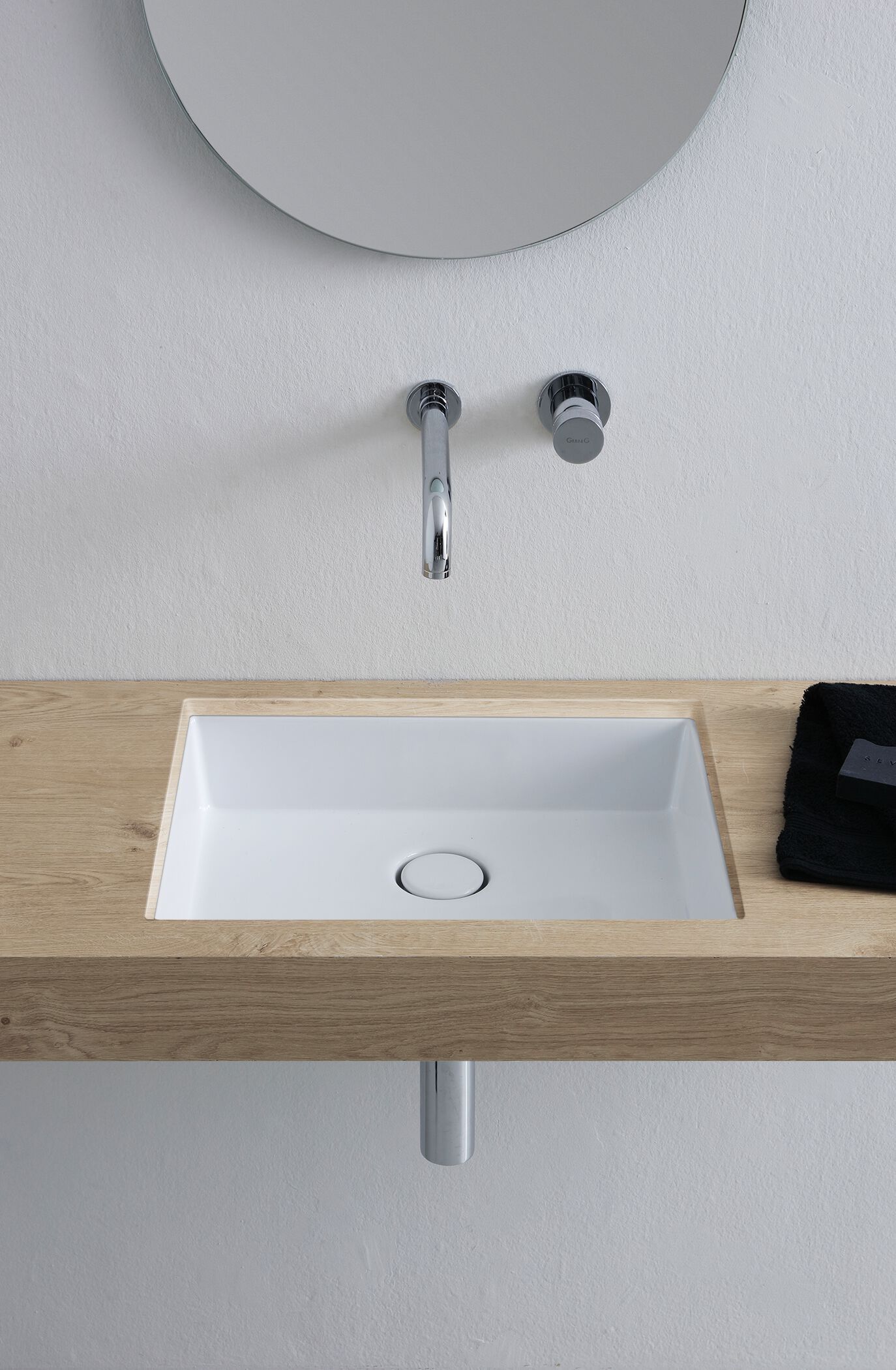 Керамическая раковина с утопленным под столом прямоугольная раковина Olympia Ceramica SYDNEY ARCH-00136628