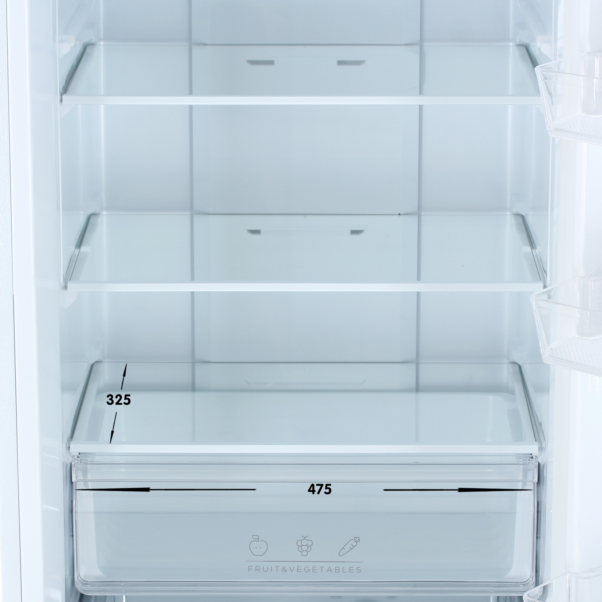 9263056 Холодильник с морозильником   DEXP B4-34AMA белый STDN-0103048 - Вид №8