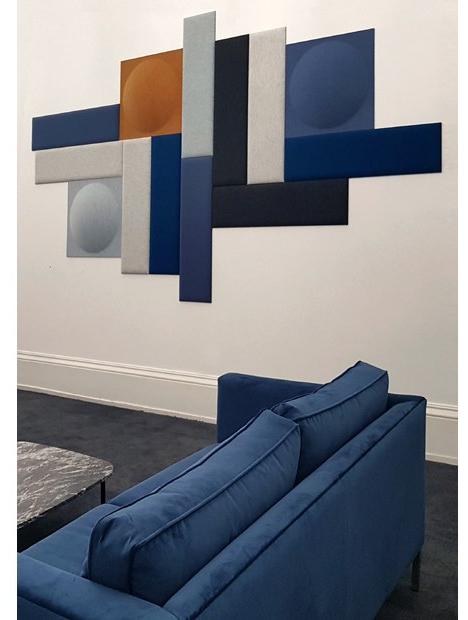 Slalom Акустическая стеновая панель из огнестойкого полиэфирного волокна Ecorange sun-id-1345068 - Вид №12