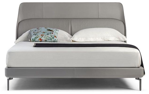 Poltrona Frau Кожаная кровать с мягким изголовьем La notte - letti sun-id-1455256 - Вид №1