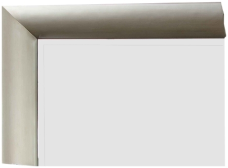 Зеркало прямоугольное настенное серебро - верхний левый угол PUSHA ДИЗАЙНЕРСКИЕ 062599 Серебро  - Вид №3