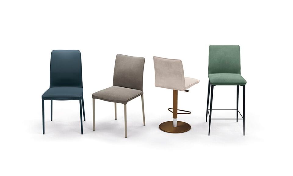 Тканевый стул без подлокотников Febal Casa Lola ARCH-00011273 - Вид №2