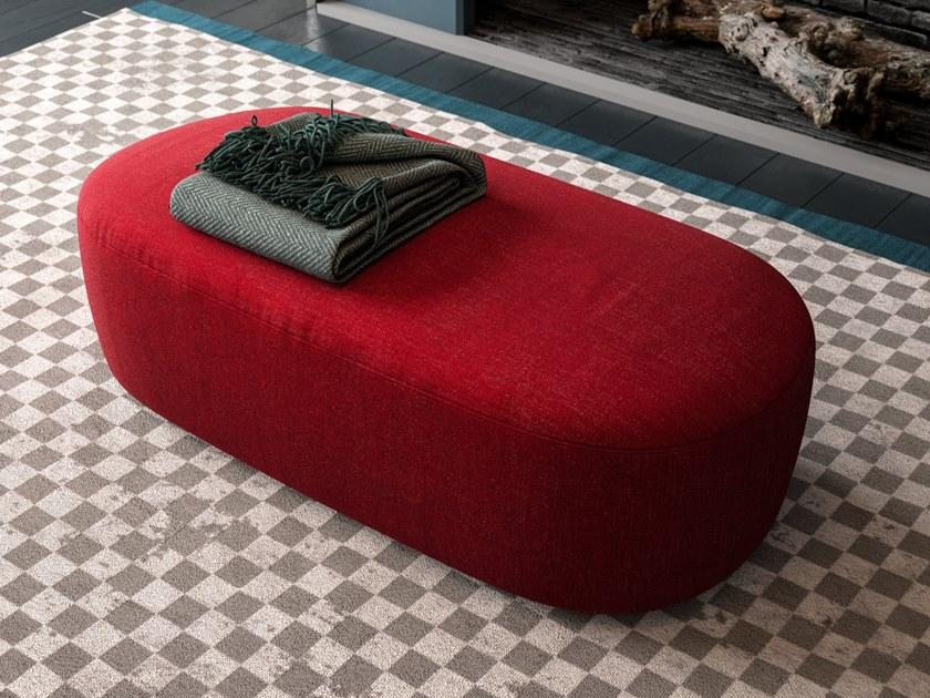 Liu Jo Living Collection Прямоугольный пуф из ткани с обивкой Ceci est un caillou sun-id-1437057 - Вид №1