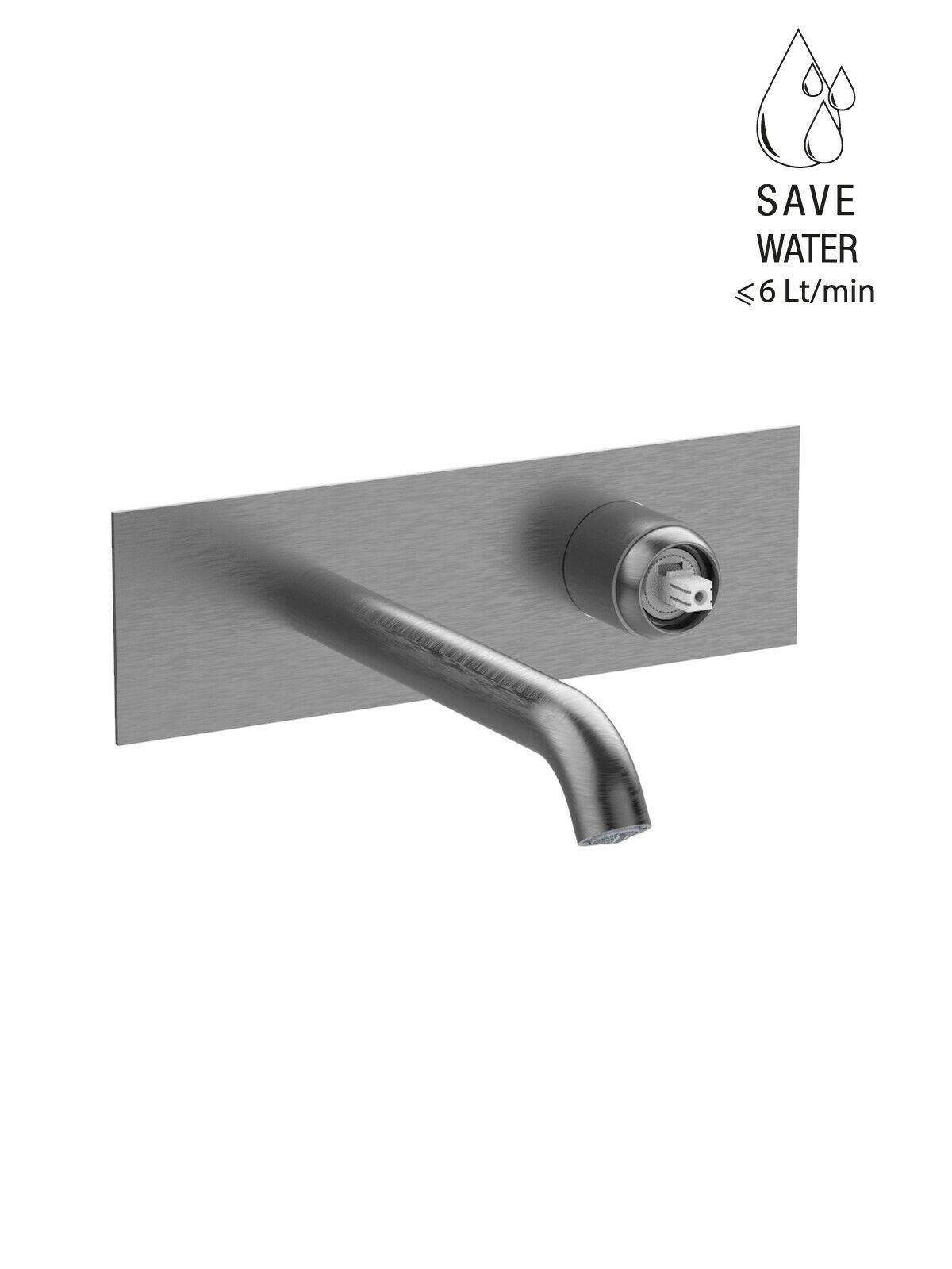 Настенный смеситель для раковины с 2 отверстиями без слива Rubinetterie Frattini Pepe XLS ARCH-00148159 - Вид №3