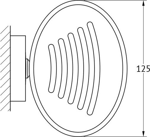 LUX 010 Держатель с мыльницей FBS Luxia - Вид №1