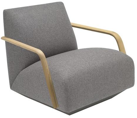 Andreu World Кресло из ткани с подлокотниками Manfred Sf2095 - Вид №2