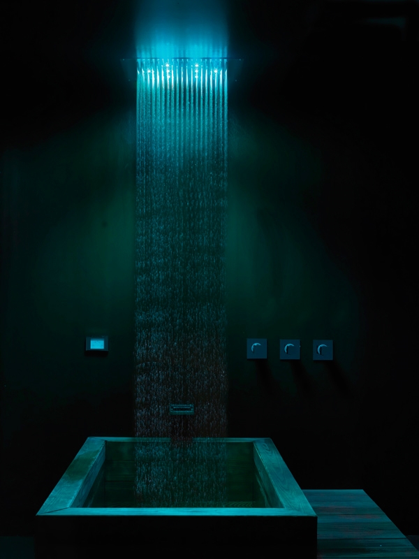 H37455 Потолочный & настенный душ DREAM - Rectangular - RGB CROMOTHERAPY BOSSINI  - Вид №6