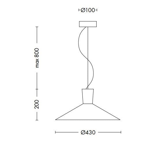 Алюминиевый подвесной светильник с порошковым покрытием Rossini Illuminazione Ainur ARCH-00079498 - Вид №3